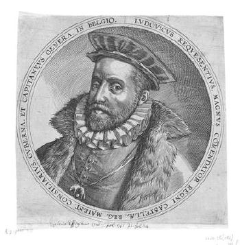 Portrait of Luis de Requesens y Zuniga (1527–1576) Grand Commander of Castile and Governor of Milan and the Spanish Netherlands by 
																			 Spanish School